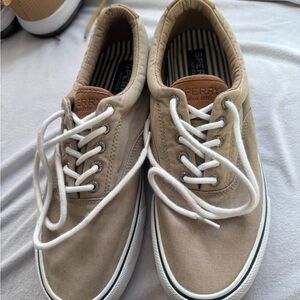 Sperry Men's Tan Canvas Shoes